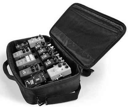 On Stage GPB3000 Large Pedal Board with Custom Gig Bag, Lightweight Aluminum, 18.7" x 9", Fits Up to 10 Pedals, Cable Management System — view 3