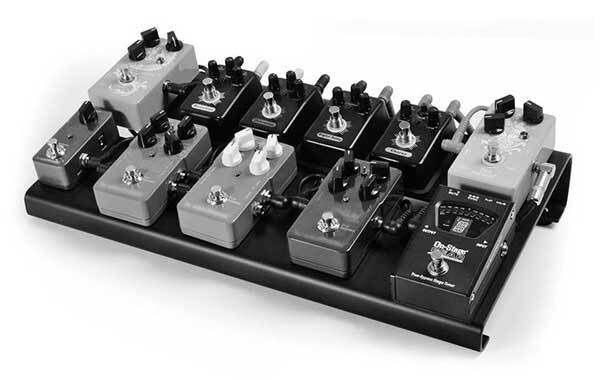 On Stage GPB3000 Large Pedal Board with Custom Gig Bag, Lightweight Aluminum, 18.7" x 9", Fits Up to 10 Pedals, Cable Management System — view 5