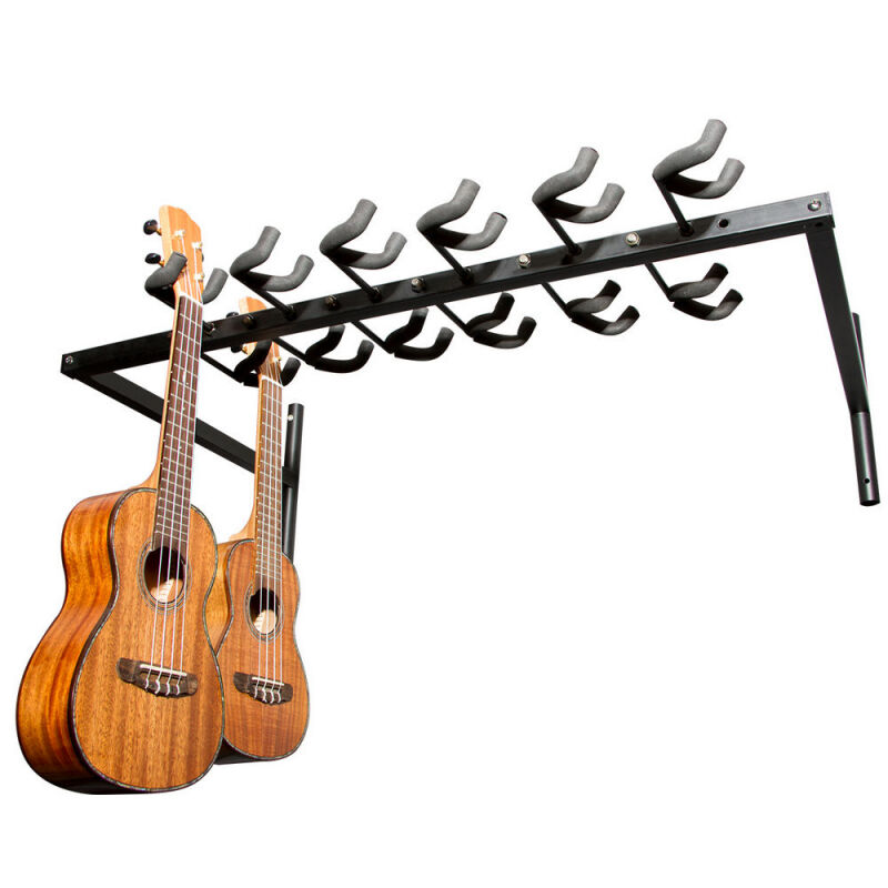 On Stage GS5012 12-Space Ukulele Rack with Wall-Mounting Brackets and EVA Foam Protection — view 4