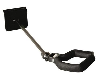 On Stage Flip-It Guitar Hanger with Adjustable Notches, Black Velveteen Rubber Padding, Steel Construction — view 2