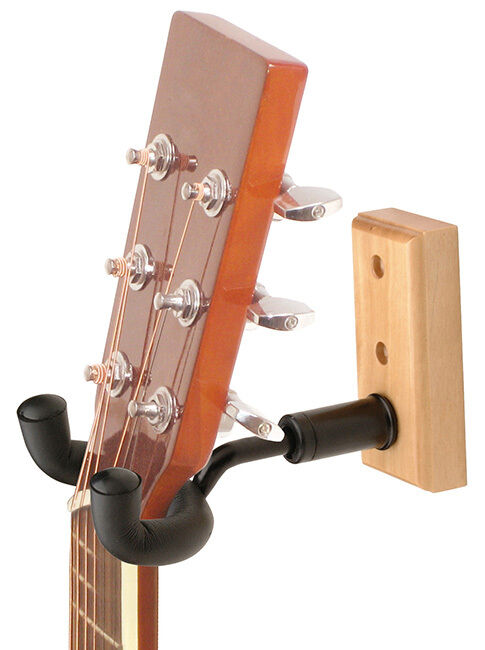 On Stage Mini Wood Guitar Hanger with Swivel Yoke Assembly — view 2