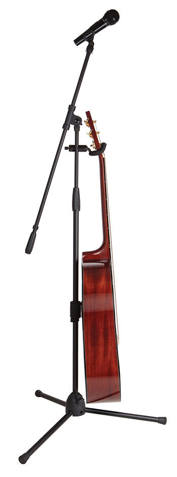 On Stage U-Mount Microphone Stand Instrument Hanger for Guitars and Ukuleles — view 3