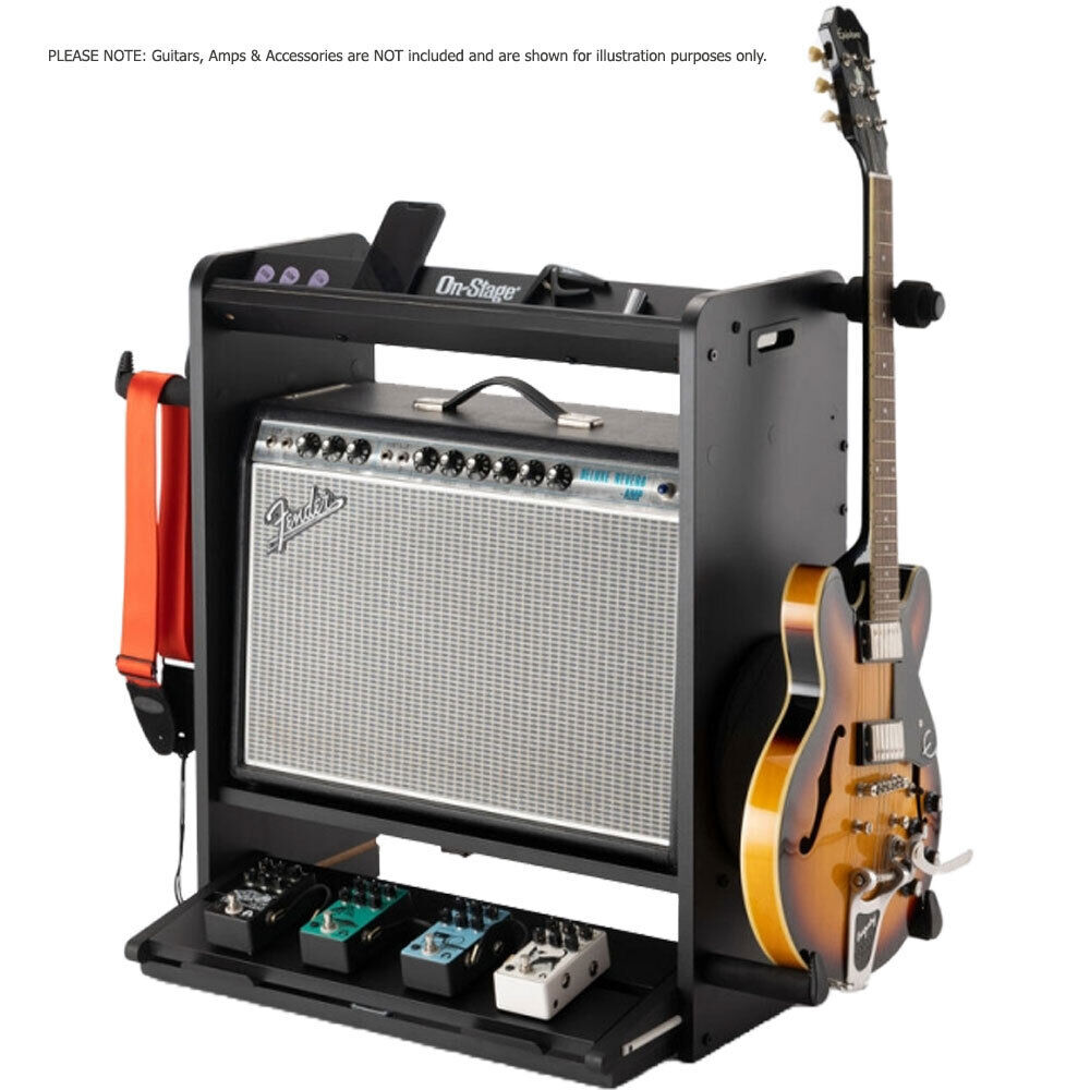 On Stage GWS5000B Professional Guitar Workstation in Black