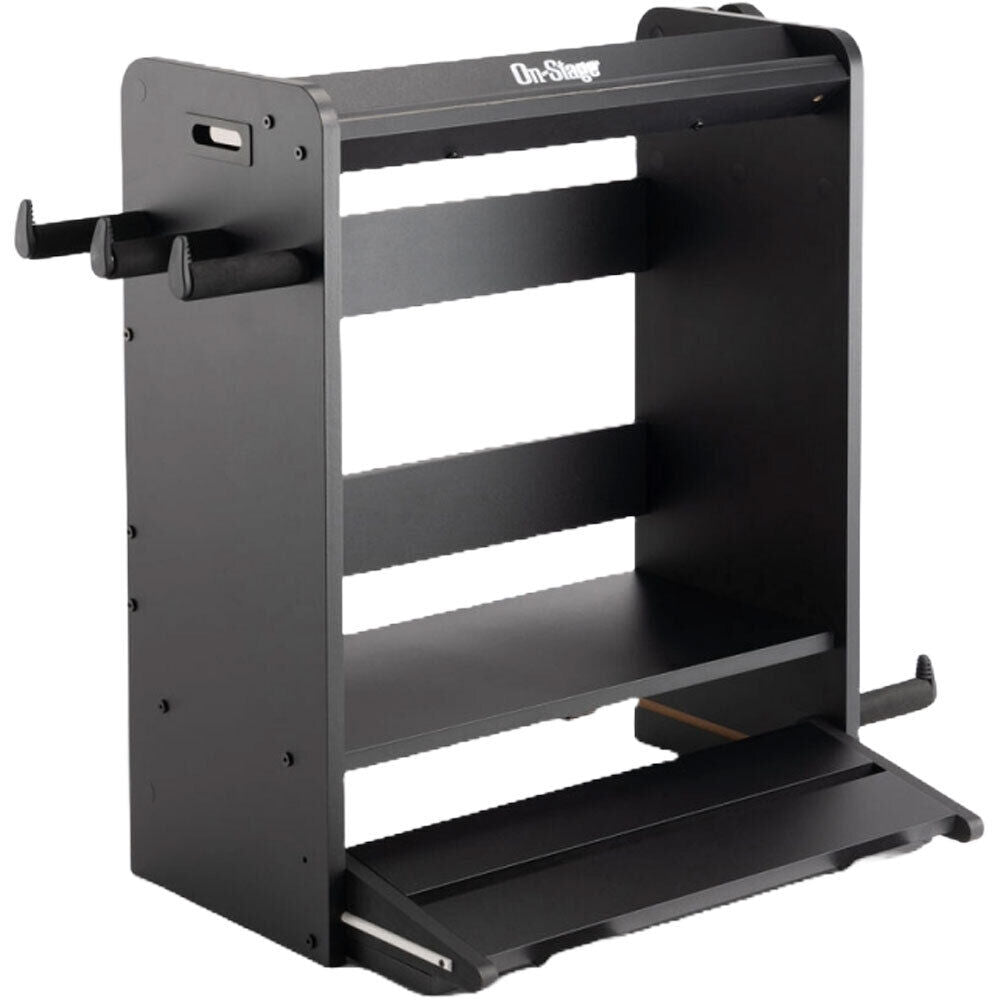On Stage GWS5000B Professional Guitar Workstation in Black — view 6