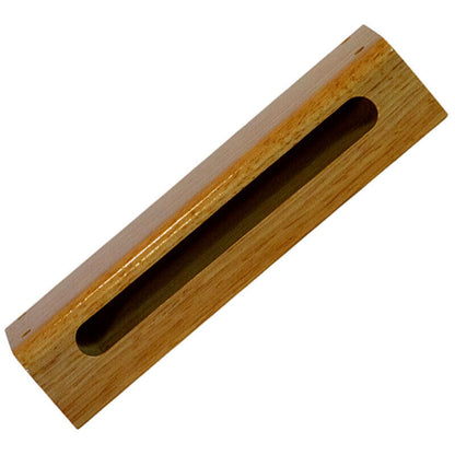 On Stage HPWB2700 Woodblock with Clamp, Natural Finish, 7"x2.6"x1.4", High Pitch, Durable Wood, Fits 8.5-9.5mm Percussion Rods — view 3