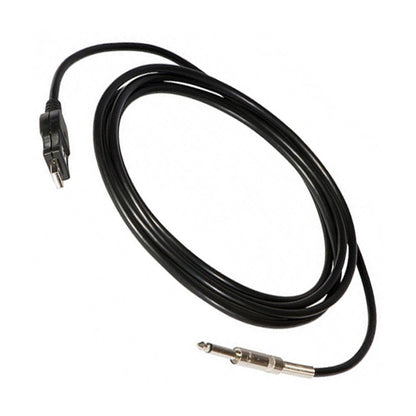 On Stage 10ft Instrument-to-USB Cable with 1/4" Straight Plug for Guitar/Bass — view 2