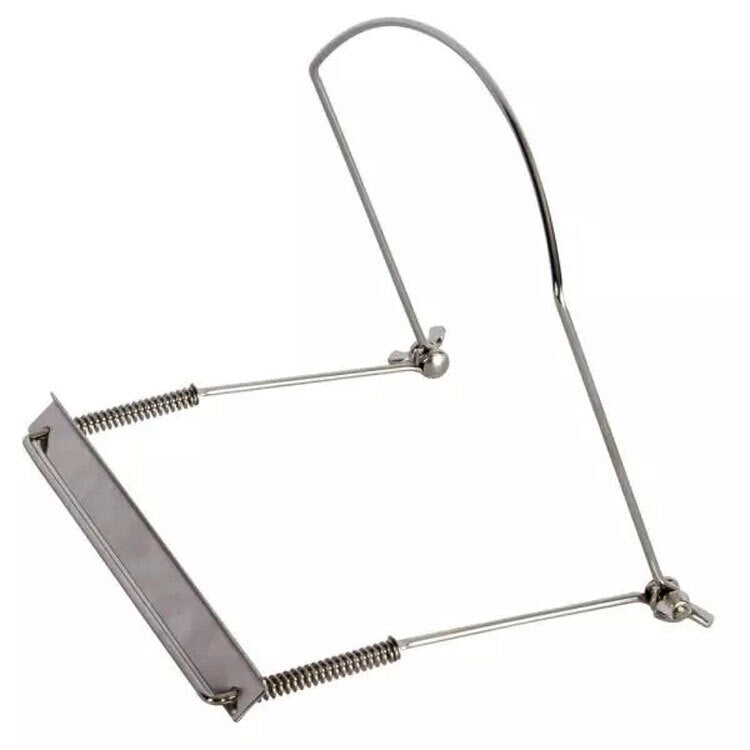 On Stage IHH1020 Adjustable Silver Harmonica Holder for 10-20 Hole Harmonicas