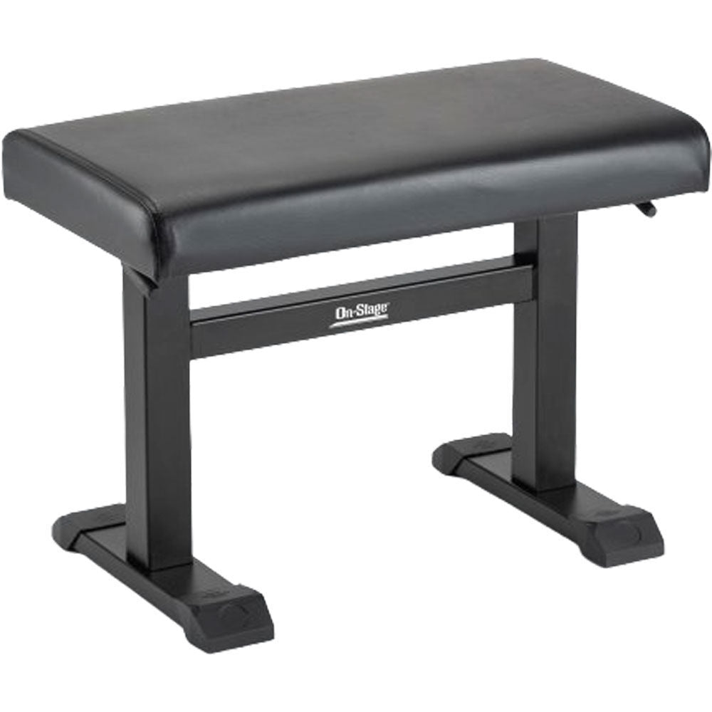 On Stage KB5503B Adjustable Height Keyboard Bench Black with Cushion — view 2
