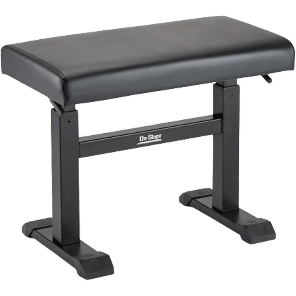 On Stage KB5503B Adjustable Height Keyboard Bench Black with Cushion — view 3