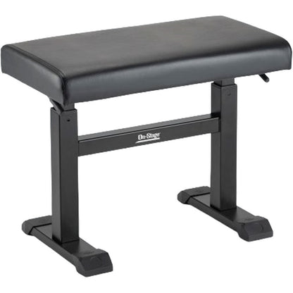 On Stage KB5503B Adjustable Height Keyboard Bench Black with Cushion — view 3