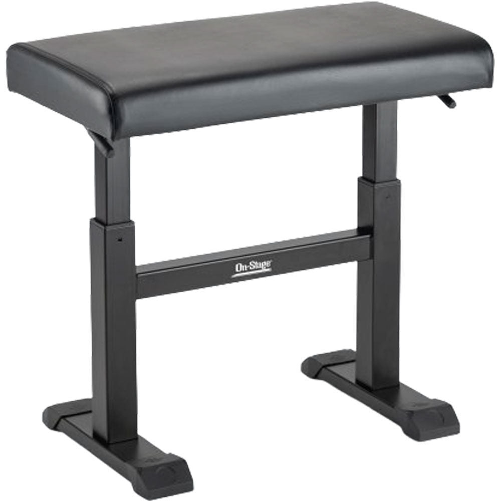 On Stage KB5503B Adjustable Height Keyboard Bench Black with Cushion — view 5