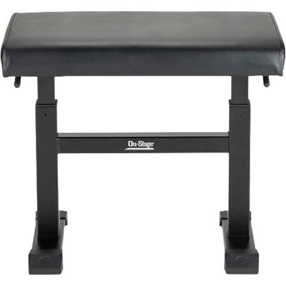 On Stage KB5503B Adjustable Height Keyboard Bench Black with Cushion