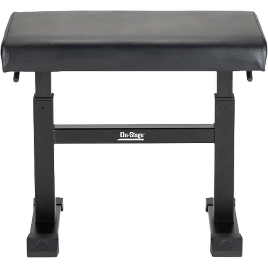 On Stage KB5503B Adjustable Height Keyboard Bench Black with Cushion