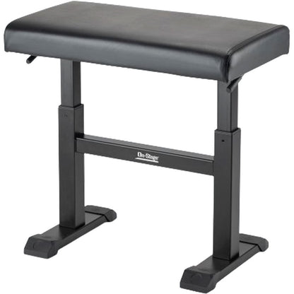 On Stage KB5503B Adjustable Height Keyboard Bench Black with Cushion — view 6