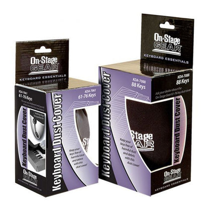 On Stage 61 to 76 Key Keyboard Dust Cover with Built-in Bag and Locking Clasp — view 2