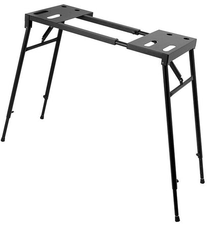 On Stage Large Format Platform Stand - Adjustable Height 26"-43", 230 lbs Capacity, Black Powder Coat Finish