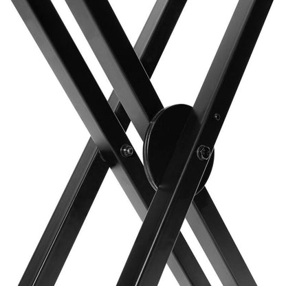 On Stage KS7292 Double-X Braced Ergo Lok Keyboard Stand with 2nd Tier, Adjustable Arms, 320 lbs Capacity, Black — view 5