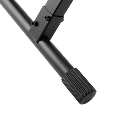 On Stage Lok Tight Pro Double X-Braced Ergo-Lok Keyboard Stand - Adjustable Height 27"-38", Supports Large-format Keyboards, Black — view 3