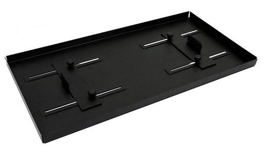 On Stage KSA7100 Multi-Use Utility Tray for X-Style Keyboard Stands, 28"x14.5", Adjustable Brackets, 100lbs Capacity