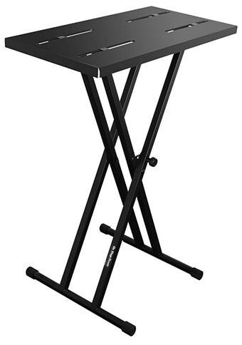 On Stage KSA7100 Multi-Use Utility Tray for X-Style Keyboard Stands, 28"x14.5", Adjustable Brackets, 100lbs Capacity — view 2