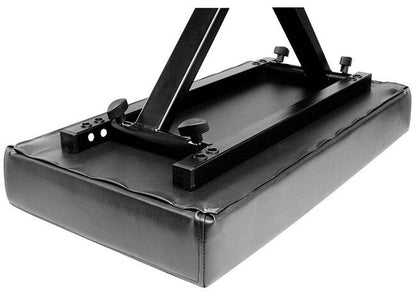 On Stage Three Position X-Style Folding Keyboard Bench with Adjustable Height and 300lbs Capacity — view 2