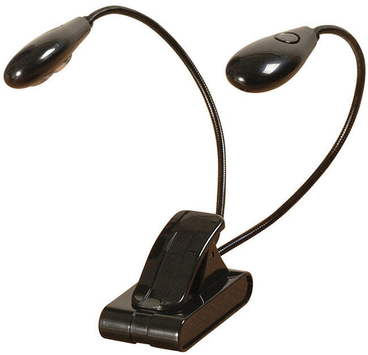 On Stage OSLED204 Clip-On Light with 4 High Intensity White LEDs and Intensity Adjustment