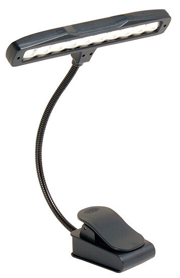 On Stage Clip-On LED Light with 10 High Intensity White LEDs