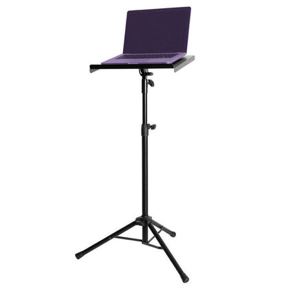 On Stage LTP7000 Deluxe Multi-Purpose Laptop Stand, Height Adjustable 31"-51", All Steel Tripod, Non-Slip Rubber Feet, 15.5"x11" Platform — view 2