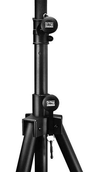 On Stage 10-Foot Universal Lighting and Speaker Stand with Adjustable Height and 140 lbs Capacity — view 2