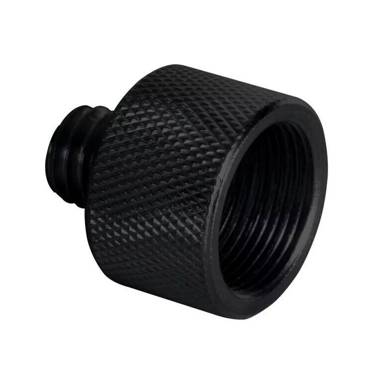 On Stage MA-100B Mic Screw Adapter 3/8" Male to 5/8" Female Black Thread Adapter — view 2