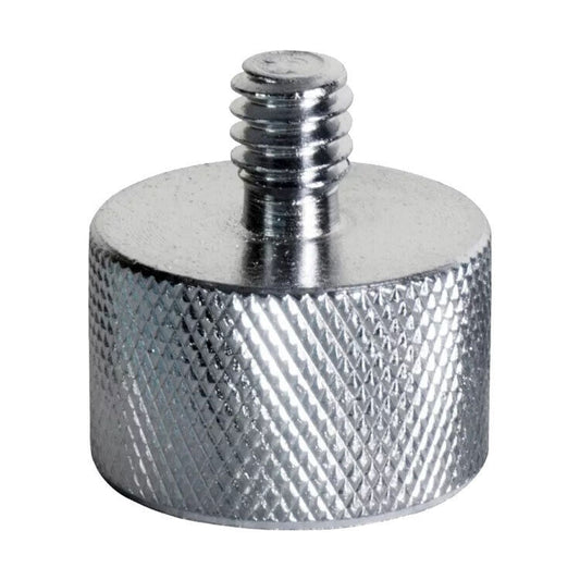 On Stage Chrome Camera Adaptor 5/8"-27 Female to 1/4"-20 Male for Mic Stand