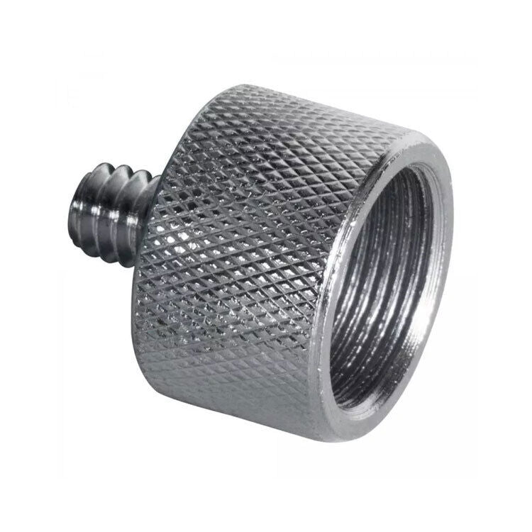 On Stage Chrome Camera Adaptor 5/8"-27 Female to 1/4"-20 Male for Mic Stand — view 2