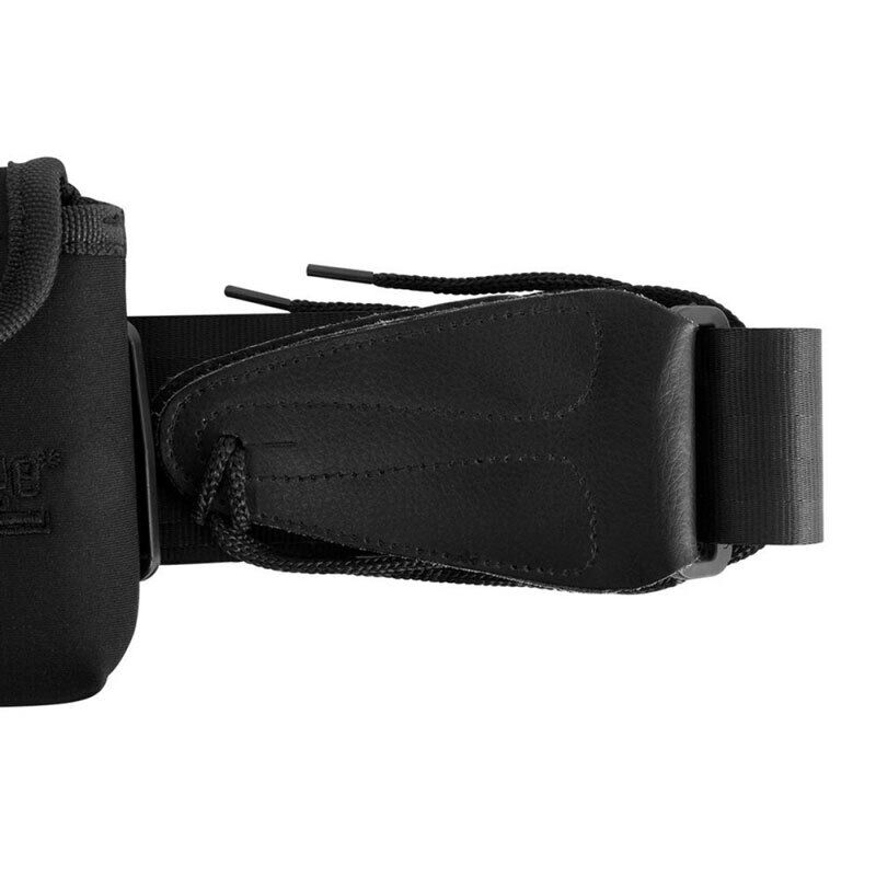 On Stage Wireless Transmitter Pouch with Adjustable Guitar Strap, Water Resistant Neoprene, Fits 1"x3"x3.5" Transmitters, Black — view 5