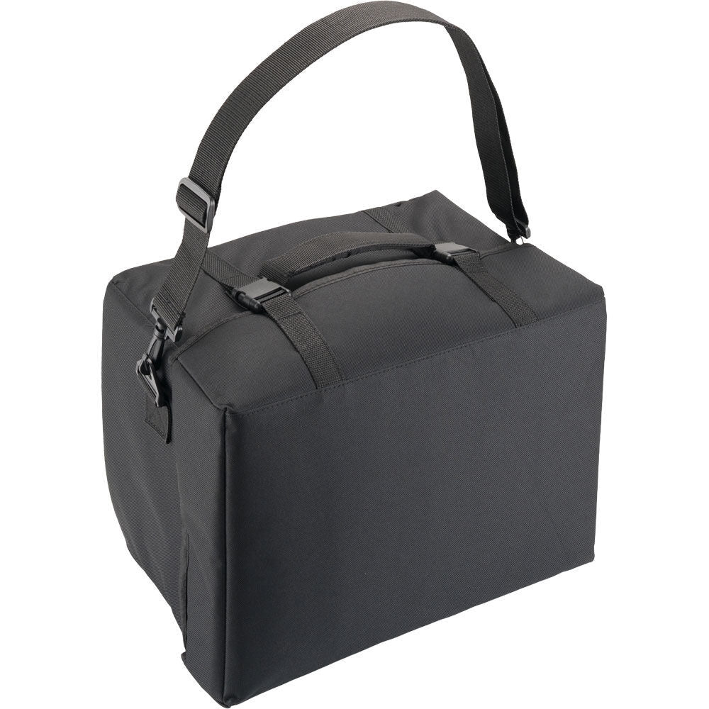 On Stage 6-Space Microphone Bag with Cable Compartment, Black, Nylon and Foam, Holds 6 Mics, 15" x 11.5" x 10" Dimensions — view 5