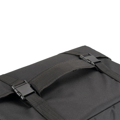 On Stage 6-Space Microphone Bag with Cable Compartment, Black, Nylon and Foam, Holds 6 Mics, 15" x 11.5" x 10" Dimensions — view 4
