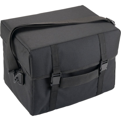 On Stage 6-Space Microphone Bag with Cable Compartment, Black, Nylon and Foam, Holds 6 Mics, 15" x 11.5" x 10" Dimensions — view 2