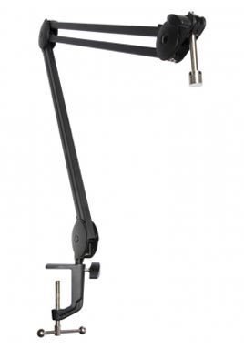 On Stage OSMBS7500 Professional Clamp On Broadcast Mic Boom Arm