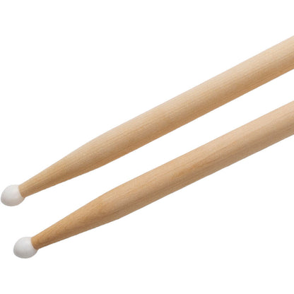 On Stage 5A Maple Drum Sticks with Nylon Tip - Kiln Dried, Durable, Lightweight — view 2