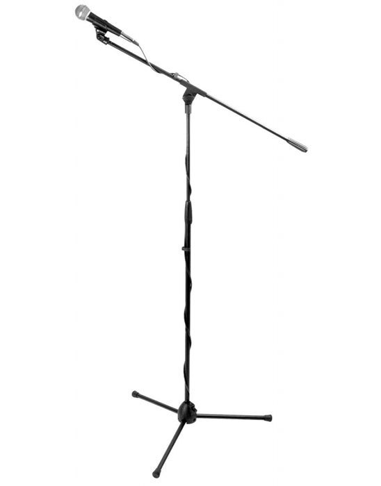 On Stage MS7500 Microphone and Boom Stand Package with Dynamic Mic and 13ft Cable