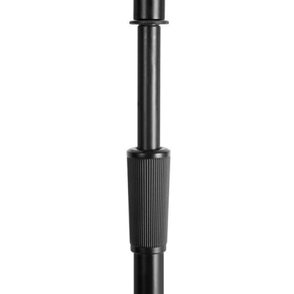 On Stage Low Profile Kick Drum/Amp Microphone Stand, Adjustable 17-28.5", Black Powder Coated, All Metal Construction, Boom Length 21.5-36" — view 4