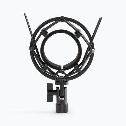 On Stage MY440 Studio Microphone Shock Mount, Black, Fits 48-54mm, Steel/Elastic, Adjustable Angle, Heavy Duty, EVA-Lined Clamp — view 2