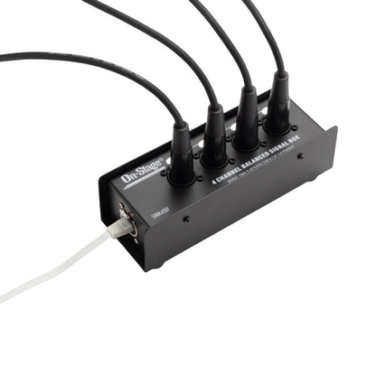 On Stage Production-Grade Female Snake Signal Box (4 XLR Female - RJ45) — view 2