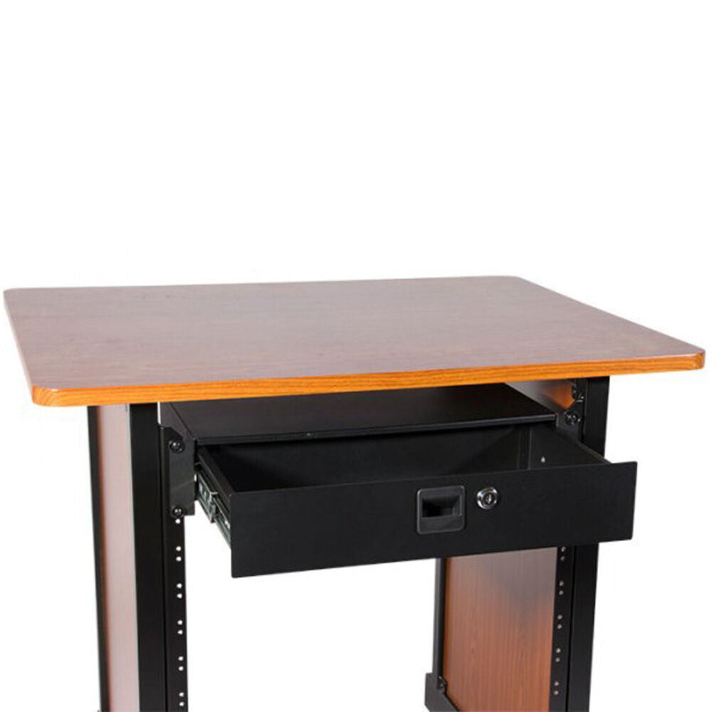 On Stage 2U Shallow Locking Rack Drawer for Studio and Stage Accessories — view 3