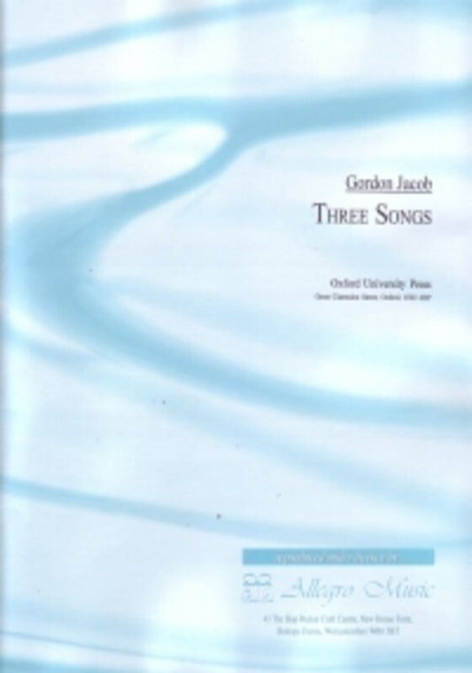 Songs 3 For Soprano And Clarinet (Archive) (Softcover Book)