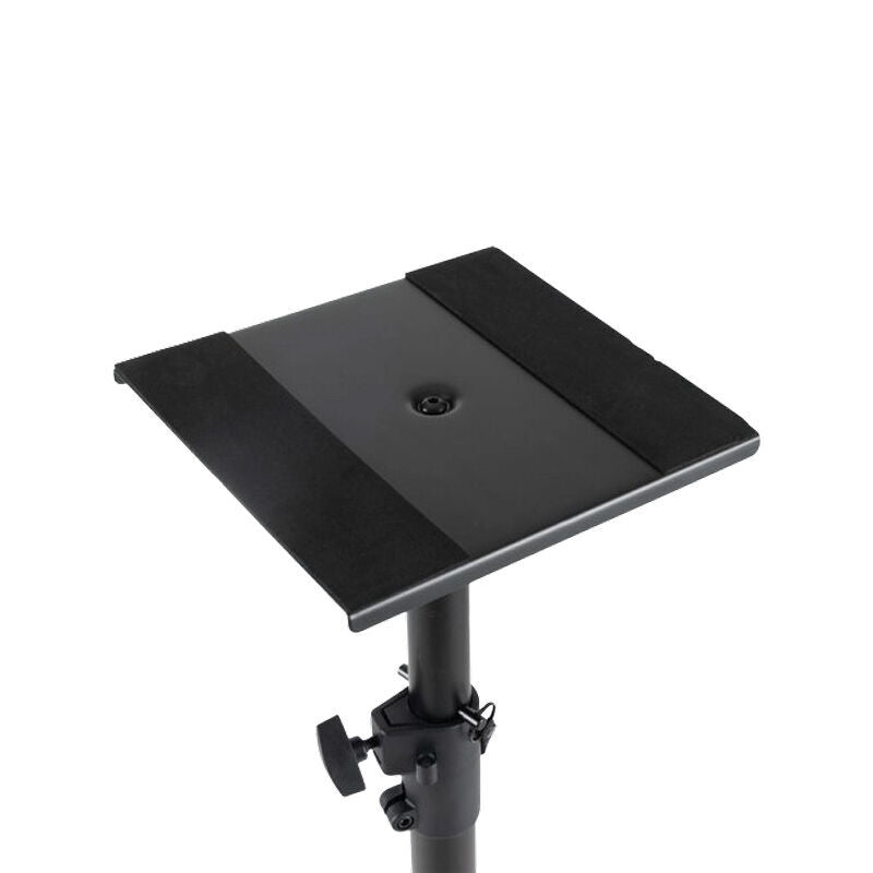 On Stage SMS6000P Studio Monitor Stands - Adjustable Height, Black, Steel, 1 Pair, 36.5" - 54", 90 lbs Weight Capacity — view 2