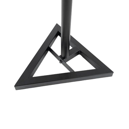 On Stage SMS6000P Studio Monitor Stands - Adjustable Height, Black, Steel, 1 Pair, 36.5" - 54", 90 lbs Weight Capacity — view 4