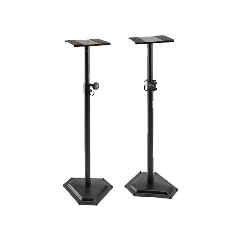 On Stage SMS6600P Hex Base Studio Monitor Stands - Adjustable Height (1 Pair)