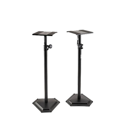 On Stage SMS6600P Hex Base Studio Monitor Stands - Adjustable Height (1 Pair) — view 4