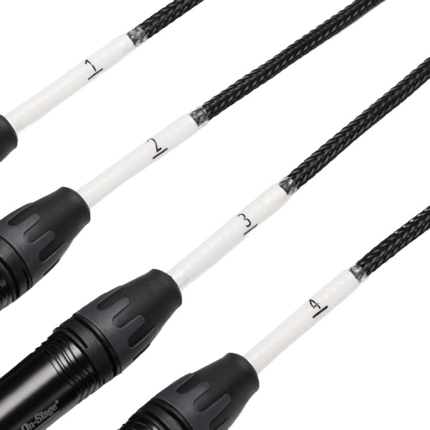 On Stage 4-Channel Signal Snake Cable (4 x XLR Male - RJ45) for Balanced Audio and Digital Protocols — view 5