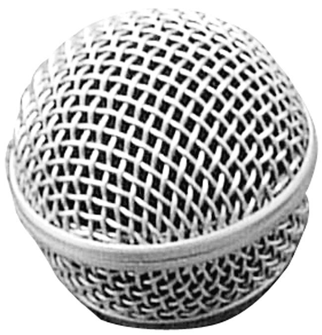 On Stage Steel Mesh Microphone Grill - Steel Grey